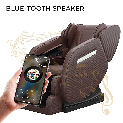 SMAGREHO MM350 Massage Chair, Brown - Image 5
