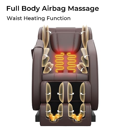 SMAGREHO MM350 Massage Chair, Brown - Image 6