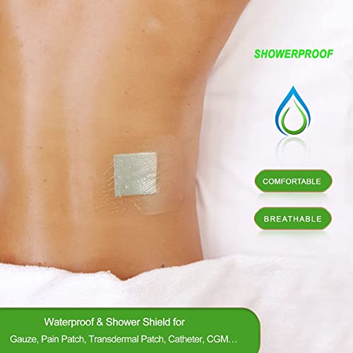 Transparent Film Dressing, Waterproof Wound Cover Bandage 4''x4.75'', 50 Packs, Post Surgical Shower or IV Shield, Tattoo Aftercare Bandage, Adhesive Patch by NeuHeils (4" x 4 3/4") - Image 6