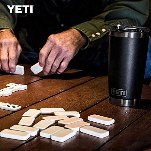 YETI Rambler 20 oz Tumbler, Stainless Steel, Vacuum Insulated with MagSlider Lid, Black - Image 2