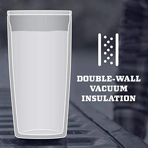 YETI Rambler 20 oz Tumbler, Stainless Steel, Vacuum Insulated with MagSlider Lid, Black - Image 6